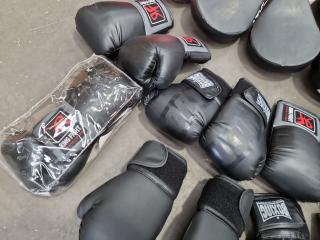 Assorted Boxing Gloves, Punching Pads