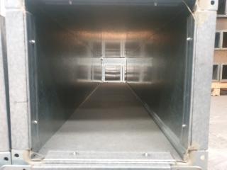 10 x Galvanised Straight Ducts