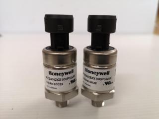 2x Honeywell PX2 Series Pressure Transducers