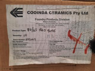 10 x Cooinda Ceramics 80/65 Reducing Tubes