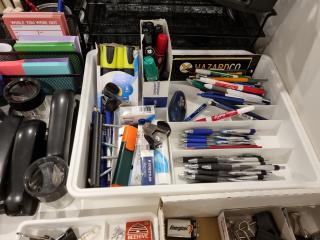 Huge Lot of Office Supplies, Accessories, Consumables