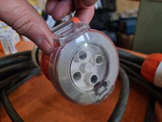 12-Metre 3-Phase 32A Power Extension Lead Cable