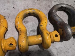 3x 12-Ton Lifting Bow Shackles