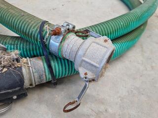 Sump Pump Hose Length w/ End Filter Housing