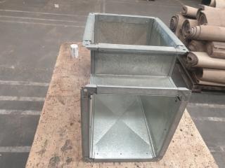 Galvanised Square Duct Corner