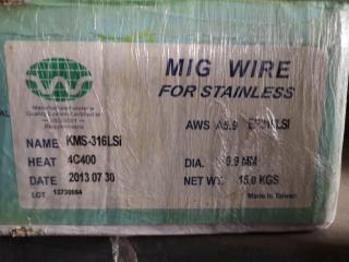 ER316LSI Stainless Steel MIG Wire, 0.9mm Size