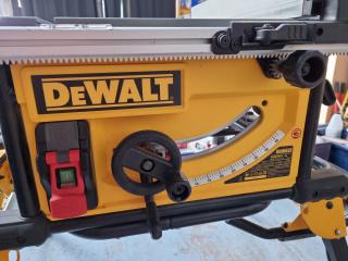 DeWalt 250mm Table Saw w/ Rolling Saw Stand