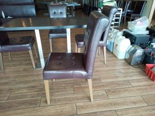 Cafe Table and Four Chairs