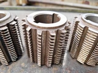 5 x Gear Hobber Cutters