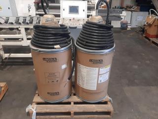 2 x 250kg Rolls of Lincoln MIG Welding Wire