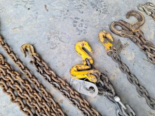 Large Assortment of Chains/Lifting Equipment