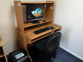 Mobile Office Computer Workstation Desk