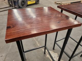 Pair of Tall Cafe Tables