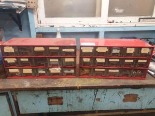 2 x Tool Drawers of Parts