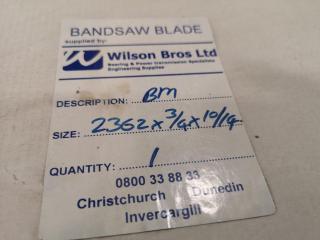 2x Unused Bandsaw Blades