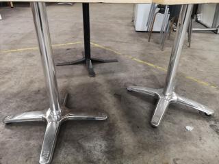 3x Square Cafe Tables