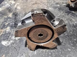 3 x NT40 Milling Machine Face Cutters 