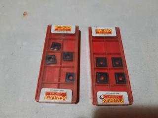 10 Partial Packs of Assorted Milling Inserts