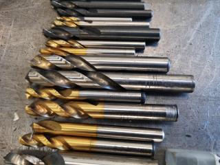 30+ Assorted Short Mill Drill Bits