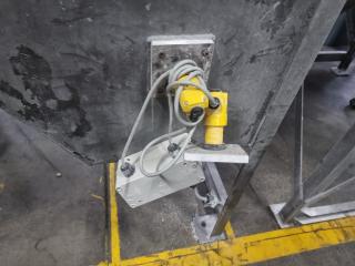 Large Industrial Auger and Hopper Assembly