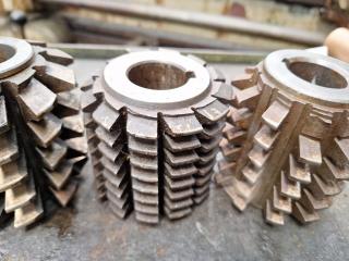 5 x Gear Hobber Cutters