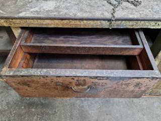 Vintage Wood Workbench