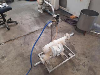 Wilden Diaphragm Pump on Mobile Stand