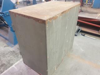 Steel Cabinet and Contents