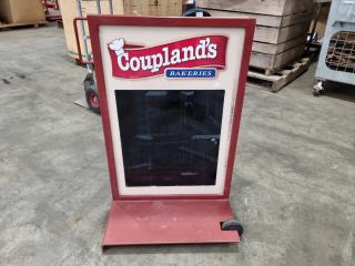 Heavy Steel Mobile Sidewalk Retail Sign Frame