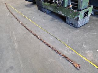 Large Single Leg Lifting Chain, 7.3m Length