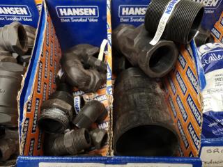 Assorted Pipe Couplings, Connectors, Fittings