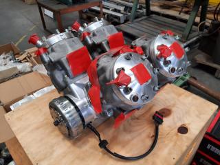 Experimental MACL V4 Two Stroke Engine and Parts