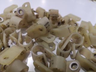 50x Aviation Plastic Loop Clamps for Wire Support Type MS25281 R7