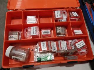5x Kits of Assorted Fuses, Links, Grinder Accessories, & More
