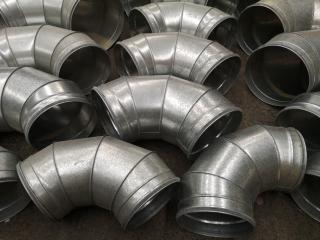 19x Assorted 90 Degree Ventilation Ducting Elbows