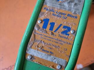 1.5-Ton Ratchet Lever Chain Block by Pacific Hoists