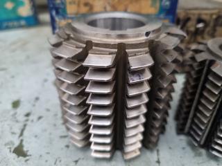 4 x Gear Hobber Cutters