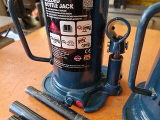 2x 12-Ton Welded Bottle Jacks by The Tool Shed