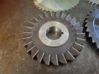 6 Milling Machine Blades 