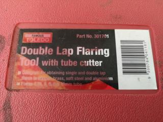 Famous Toledo Double Lap Flaring Tool w/ Tube Cutter Set