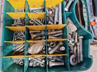 Cases of Assorted Bolts, Washers, Nuts