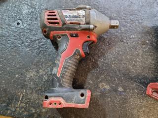 Milwaukee Hex & 1/2" Impact Drivers & Wrench, Faulty Units