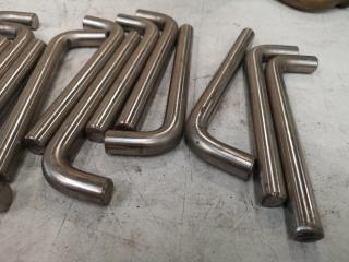 14x Stainless Steel Industrial Pins, 170x16mm