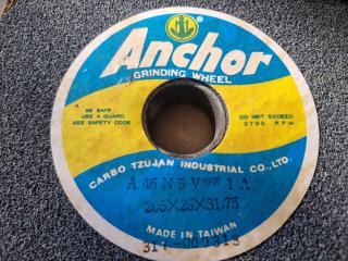 5 x 205mm Grinding Wheels