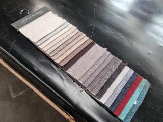 Assorted Fabric Sample Displays