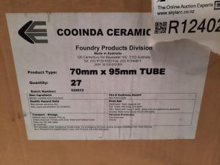 27 x Cooinda Ceramic 70mm x 95mm Tube