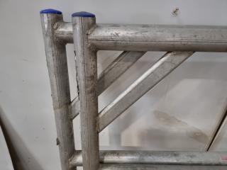 2 Oldfields Aluminium Scaffolding Tower Guard Rails - 2.5 Metre Wide