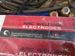 Assorted Welding Electrodes, Hoses, Regulators, & More