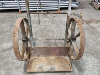 Vintage Welding Gas Bottle Trolley