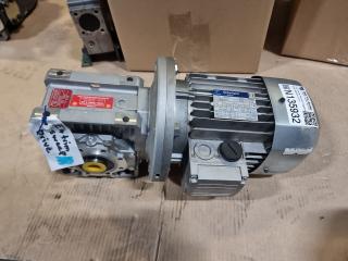 Electric Motor and Right Angle Gearbox Assembly